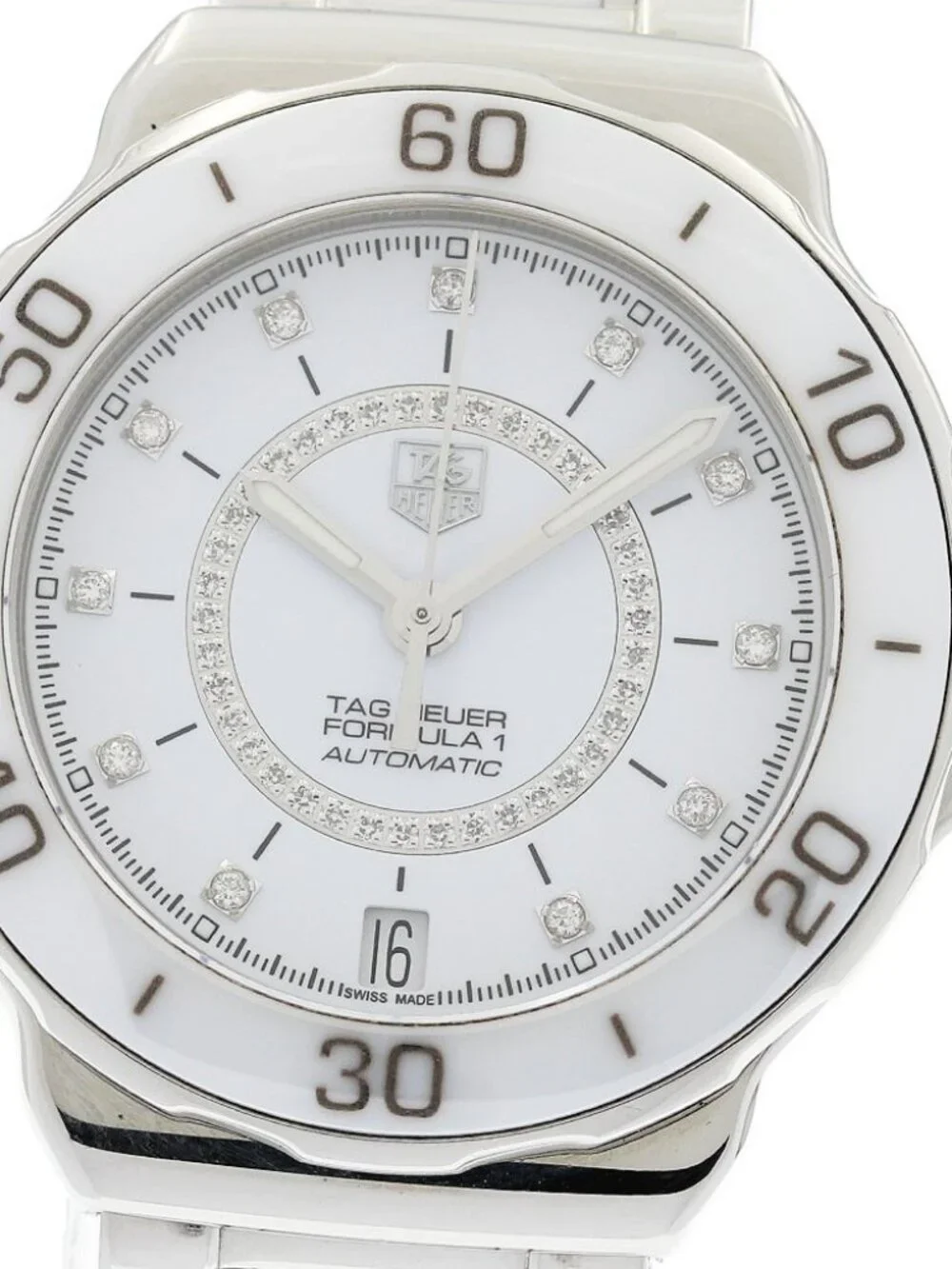TAG HEUER Formula 1 WAU2211 Date 11P Diamond white Dial Automatic Ladies _970744